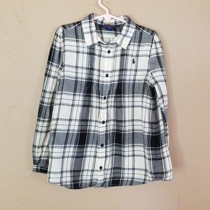 Girls Polo plaid shirt